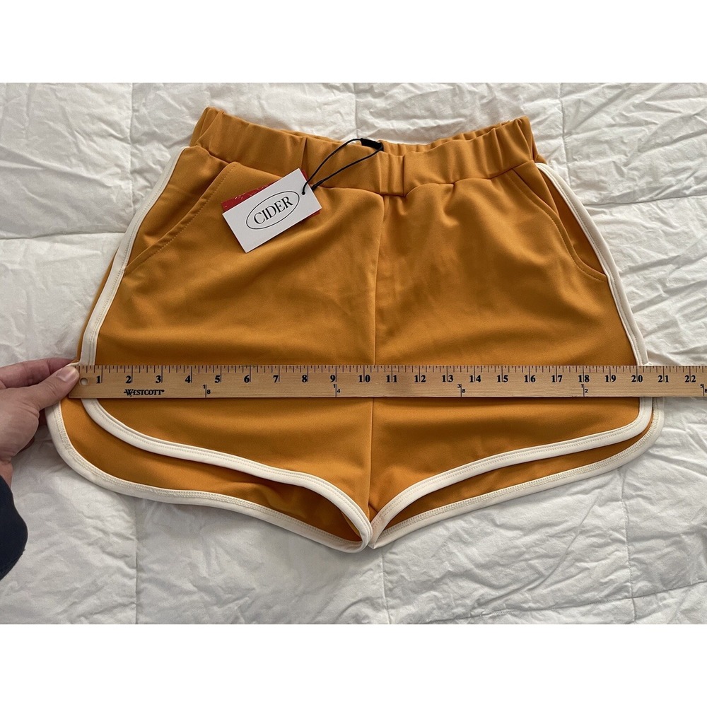 CIDER Orange Shorts Brand New w/ Tags Size M NWT - Picture 6 of 6